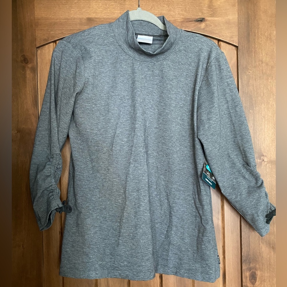 NWT ✨ Columbia Firwood Ribbed Knit 3/4 Sleeve Top Size Medium